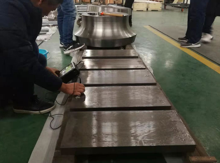 Forging process titanium plates